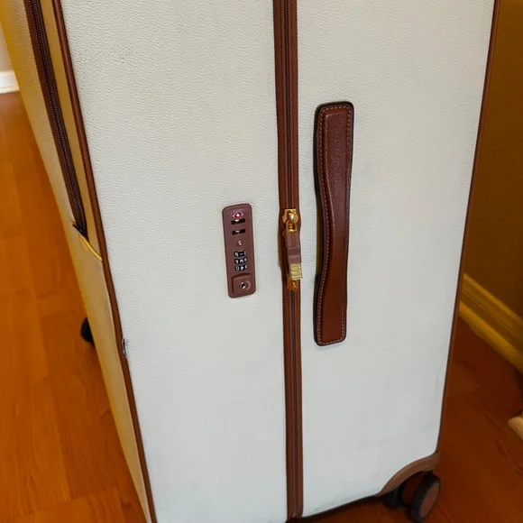 BRIC’S Firenze Designer Luggage – 32” Large Spinner Cream Color, USED - Picture 7 of 15